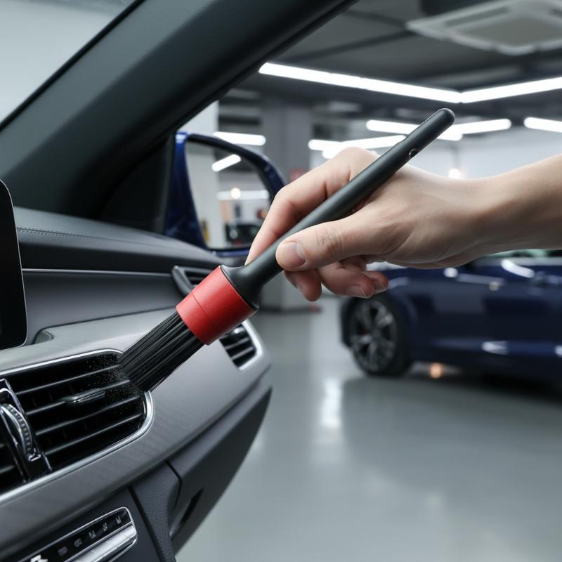 Detailing Brush Set - 6個入り 車内清掃ブラシセット ホイール、ダッシュボード、エアコン吹き出し口、エンジン、内装のディテール清掃に必須