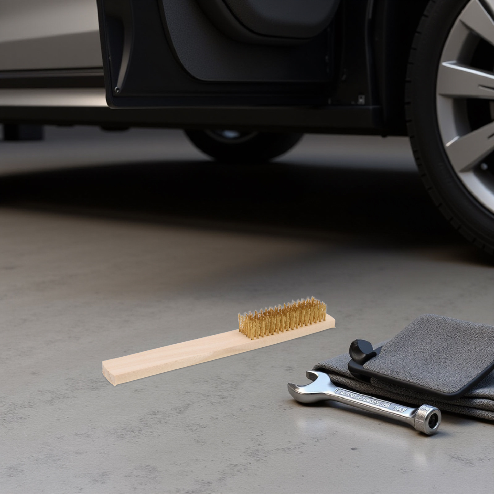 2本セットの銅線ブラシ。自動車の洗車や清掃、グリルの汚れ落と - Car Cleaning Brush のレビューと価格