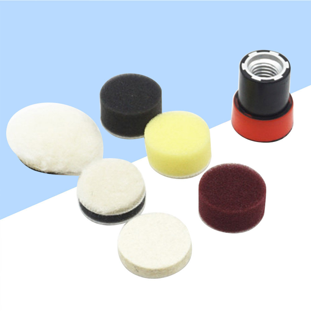 7個入り 車用研磨スポンジパッドセット。ワックスがけ、研磨、 - Polish Pad Set Buffer のレビューと価格