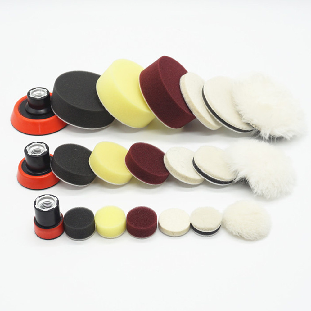7個入り 車用研磨スポンジパッドセット。ワックスがけ、研磨、 - Polish Pad Set Buffer のレビューと価格