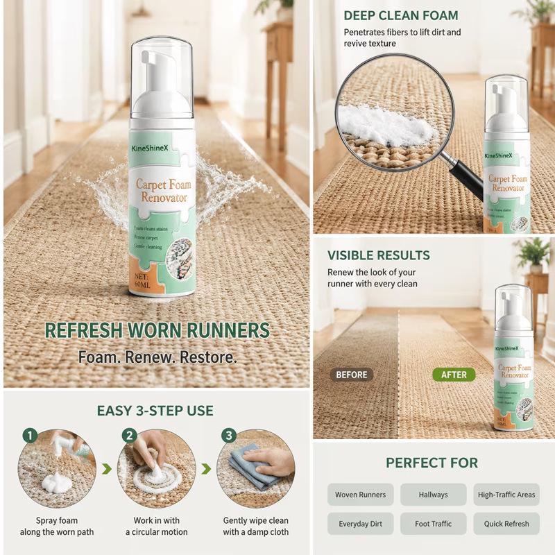 カーペット用、泡状のシミ抜き剤、水を使わないシートクリーナー - Seat Cleaner Fabric のレビューと価格
