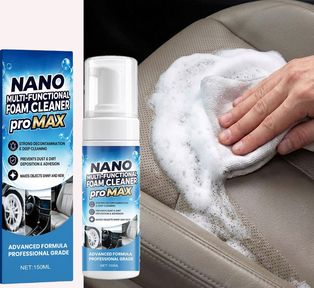 泡状クリーナー。頑固な汚れを落とし、臭いを除去。効果的な処方 - Odor Eliminator Car のレビューと価格